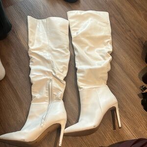 INC Knee high pointed toe stiletto heel